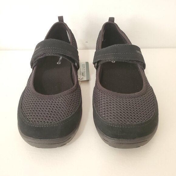 Merrell Mesh Mimosa Breeze Mary Jane MJ Women's Girls Black 5.5 Breathable - Picture 5 of 11